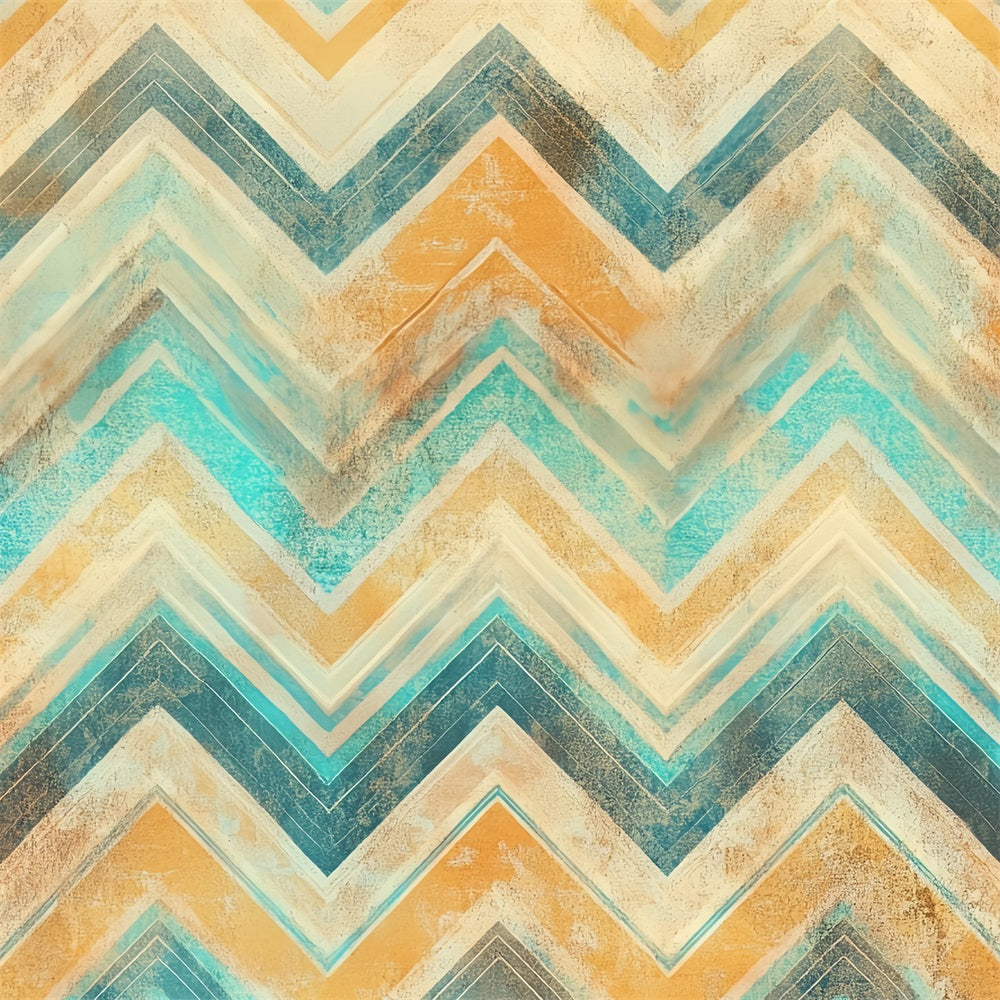 Vintage Backdrop For Photoshoot Abstract Chevron Pattern Backdrop UK CSH4-294
