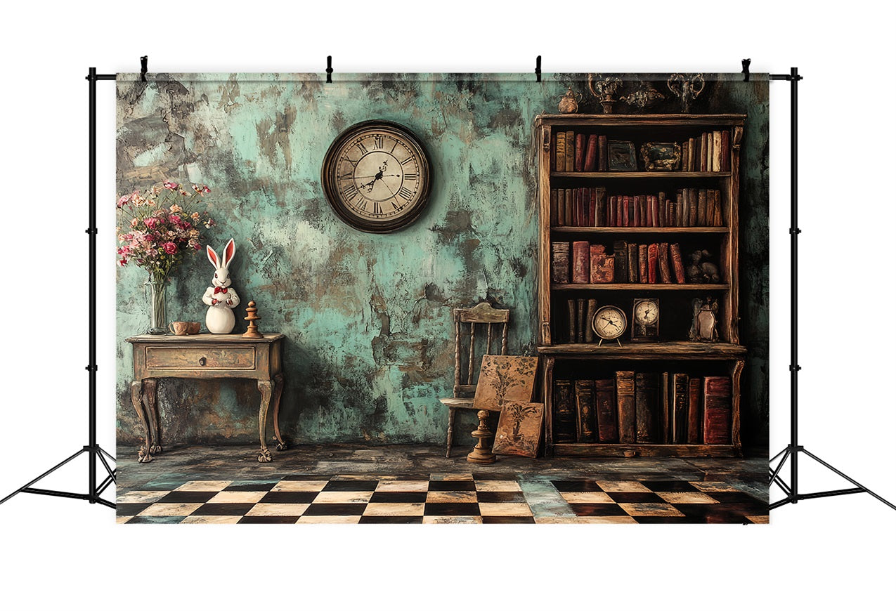Antique Photo Backdrop Alice In Wonderland Vintage Backdrop UK CSH4-301