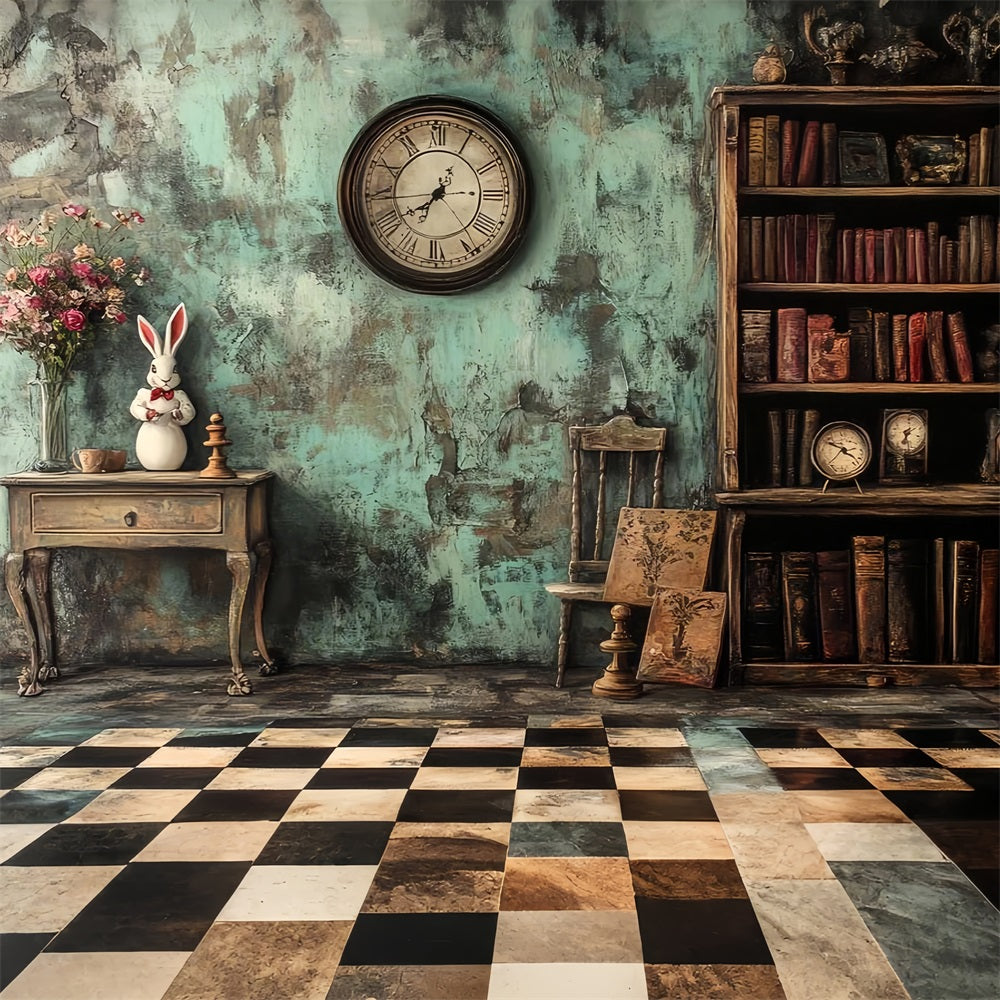 Antique Photo Backdrop Alice In Wonderland Vintage Backdrop UK CSH4-301