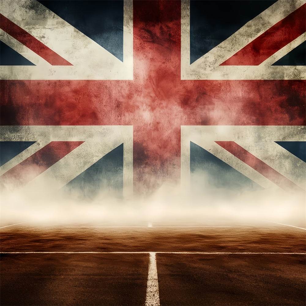 Sports Themed Backdrop Sparkling Athletic Field Backdrop UK CSH4-361