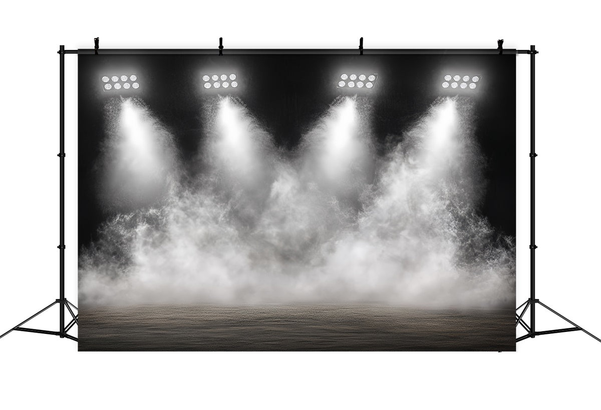 Sports Backdrop Ideas Indoor Arena Lights Smoke Backdrop UK CSH4-364