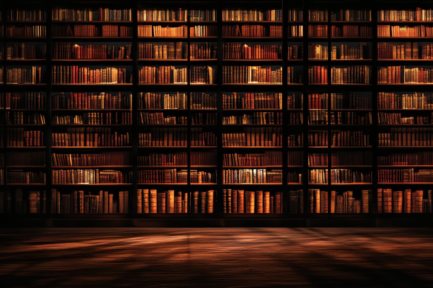 Old School Backdrops Library Antique Bookshelf Backdrop UK CSH4-413