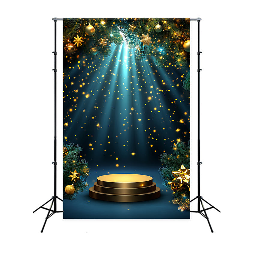 Christmas Stage Backdrops Sparkling Stage Glow Backdrop UK CSH5-150