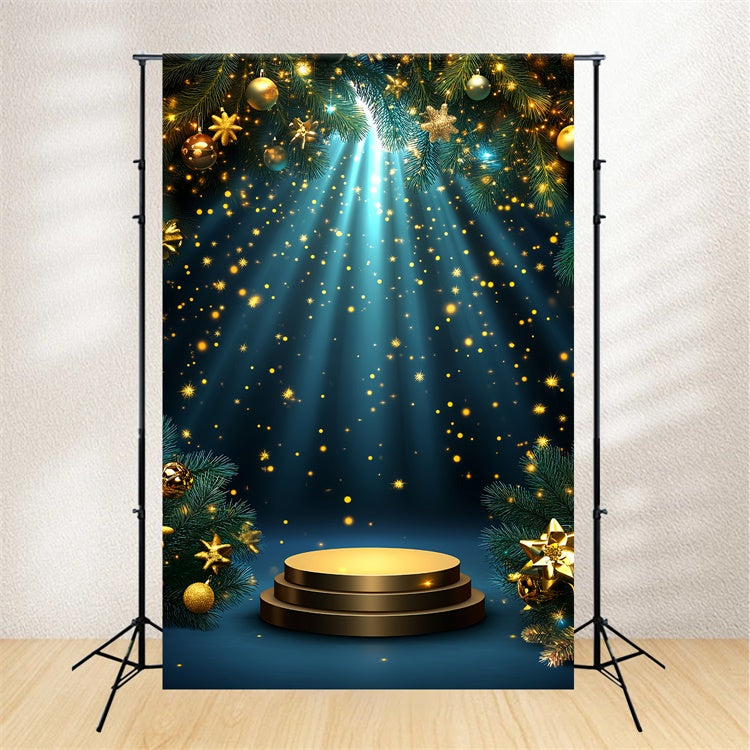 Christmas Stage Backdrops Sparkling Stage Glow Backdrop UK CSH5-150