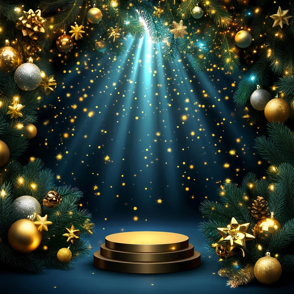 Christmas Stage Backdrops Sparkling Stage Glow Backdrop UK CSH5-150
