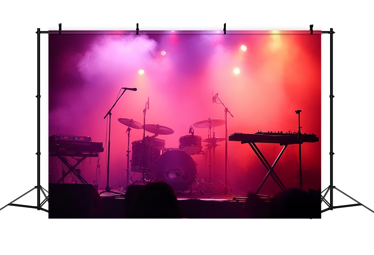 Concert Stage Backdrop Band Performance Lighting Backdrop UK CSH5-152