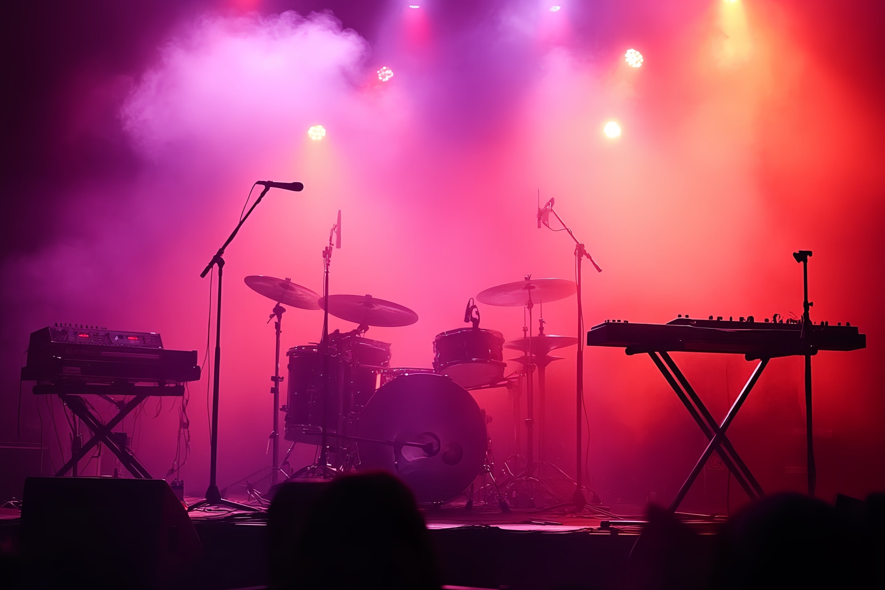 Concert Stage Backdrop Band Performance Lighting Backdrop UK CSH5-152