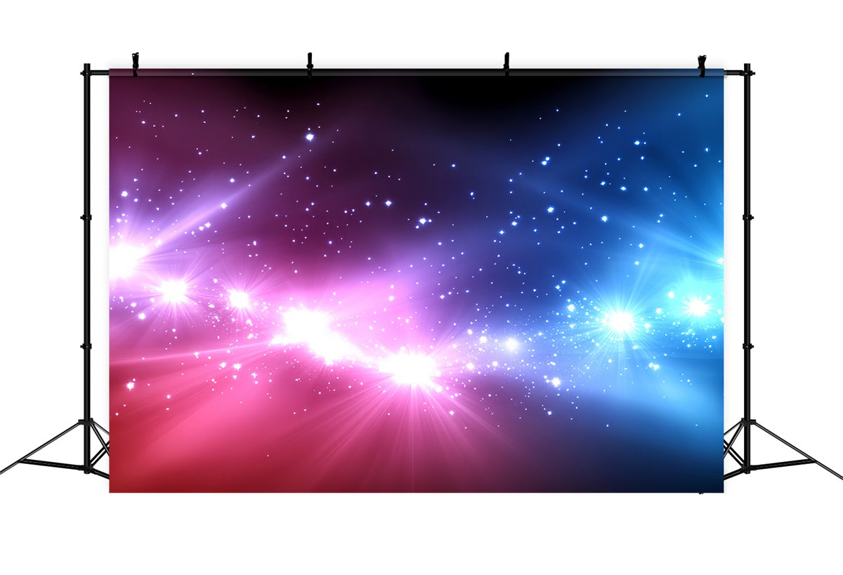 Stage Backdrops Pink Blue Twinkle Night Backdrop UK CSH5-157
