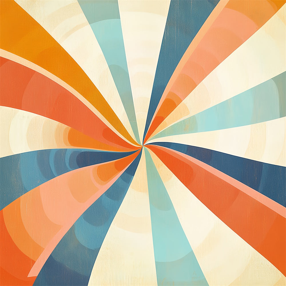 70s Backdrop Psychedelic Spin Swirl Vintage Backdrop UK CSH5-174