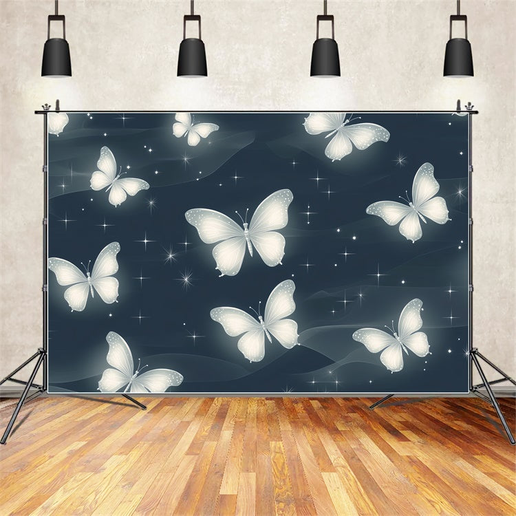 90's Backdrop Mystic Night Butterfly Whisper Backdrop UK CSH5-196