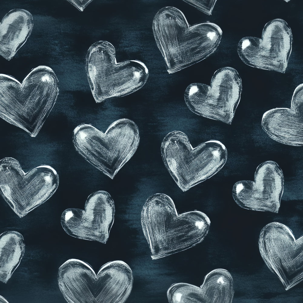 90s Photo Backdrop Heart Doodle Pattern Retro Backdrop UK CSH5-199