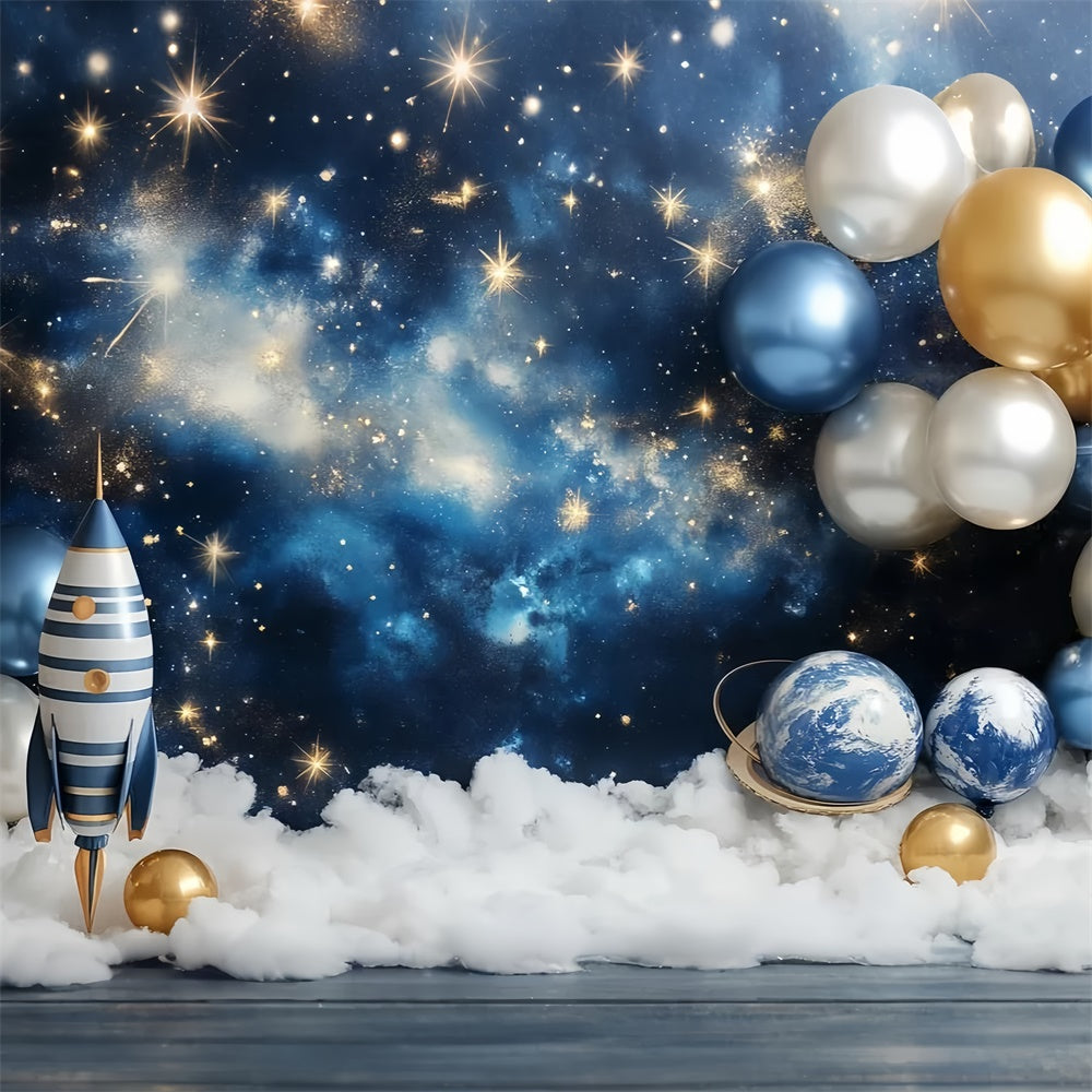 Newborn Photography Backdrop Galaxy Explorer Baby Backdrop UK CSH5-264