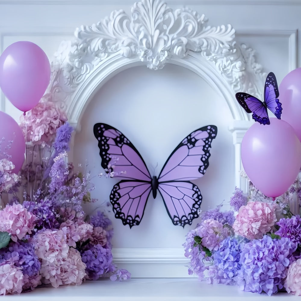 Butterfly Backdrops Pastel Butterfly Elegance Kids Backdrops UK CSH5-277
