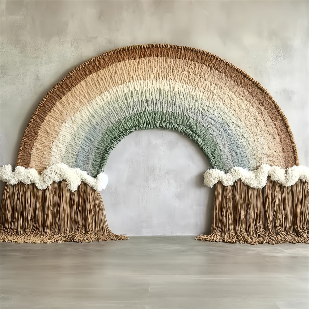 Children Backdrops Macrame Cozy Texture Arch Backdrop UK CSH5-290