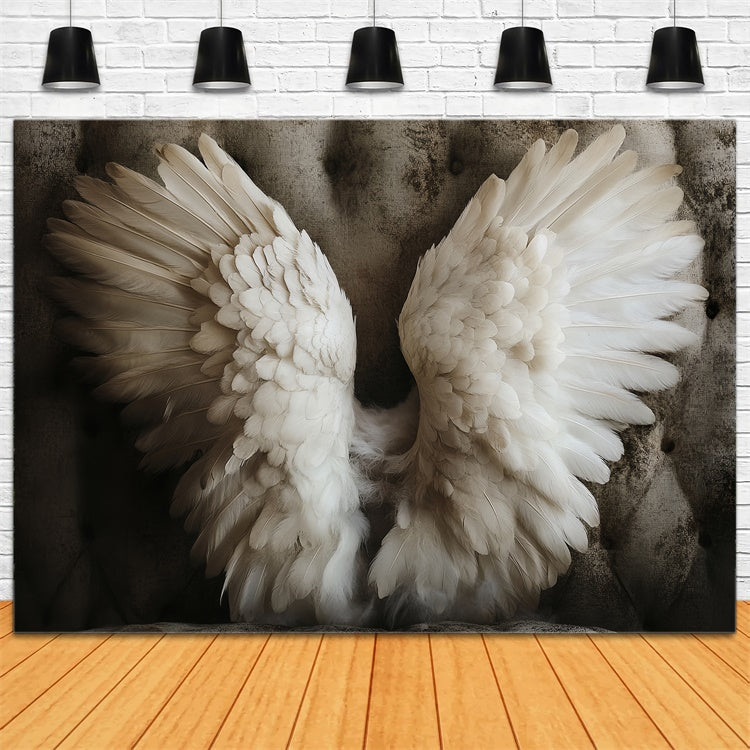 Children Backdrops Dream Angel Feather Wings Backdrop UK CSH5-294