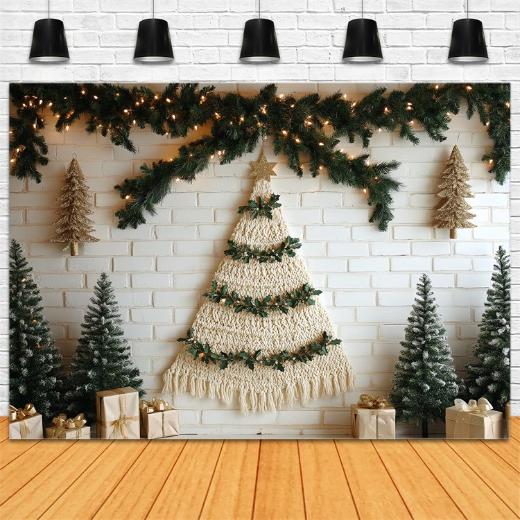 Children Backdrops Rustic Boho Christmas Backdrop UK CSH5-321