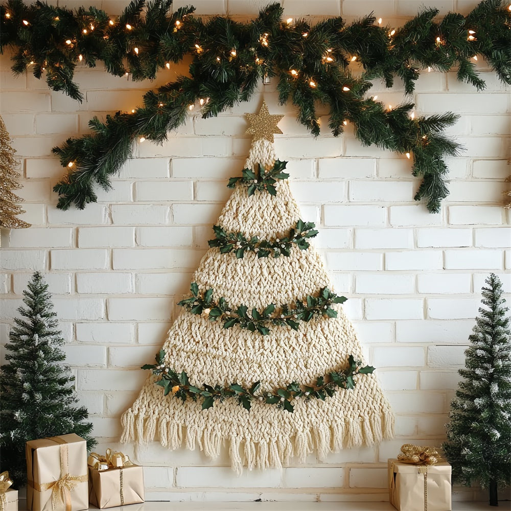 Children Backdrops Rustic Boho Christmas Backdrop UK CSH5-321