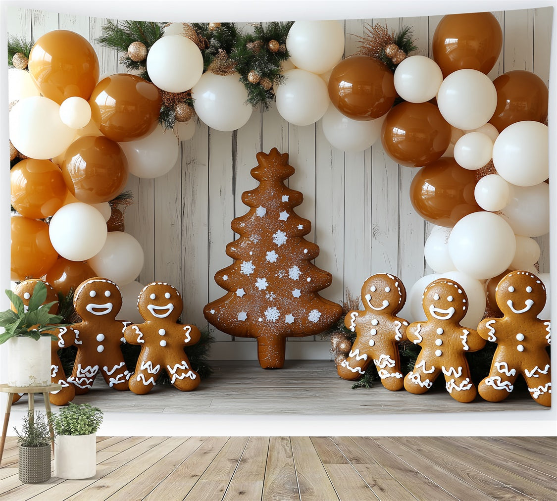 Newborn Photo Backdrop Cookie Cheer Christmas Backdrop UK CSH5-322