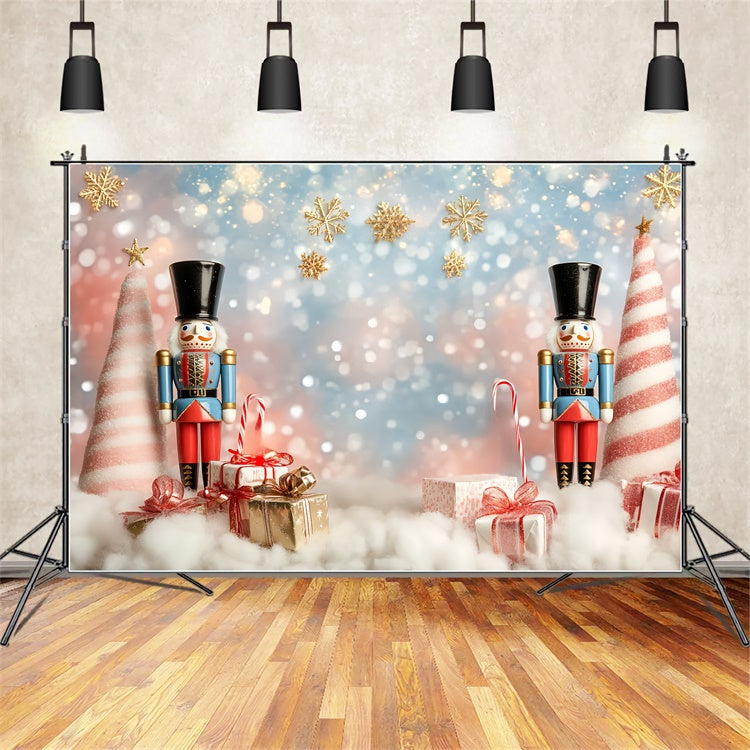 Christmas Backdrops Nutcracker Wonderland Sparkling Kids Backdrop UK CSH5-323