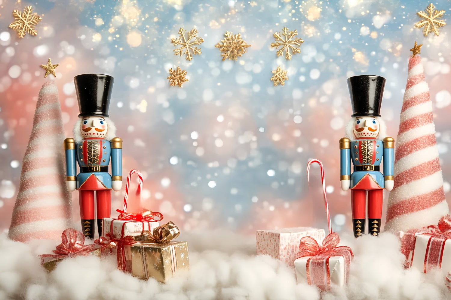 Christmas Backdrops Nutcracker Wonderland Sparkling Kids Backdrop UK CSH5-323