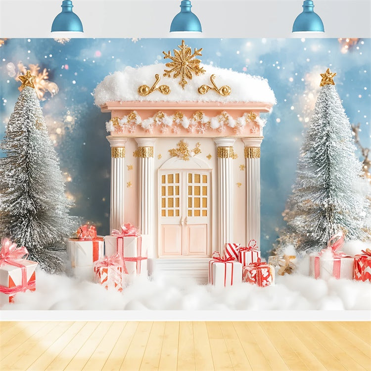 Christmas Backdrop Dreamy Christmas Kingdom Newborn Backdrop UK CSH5-324