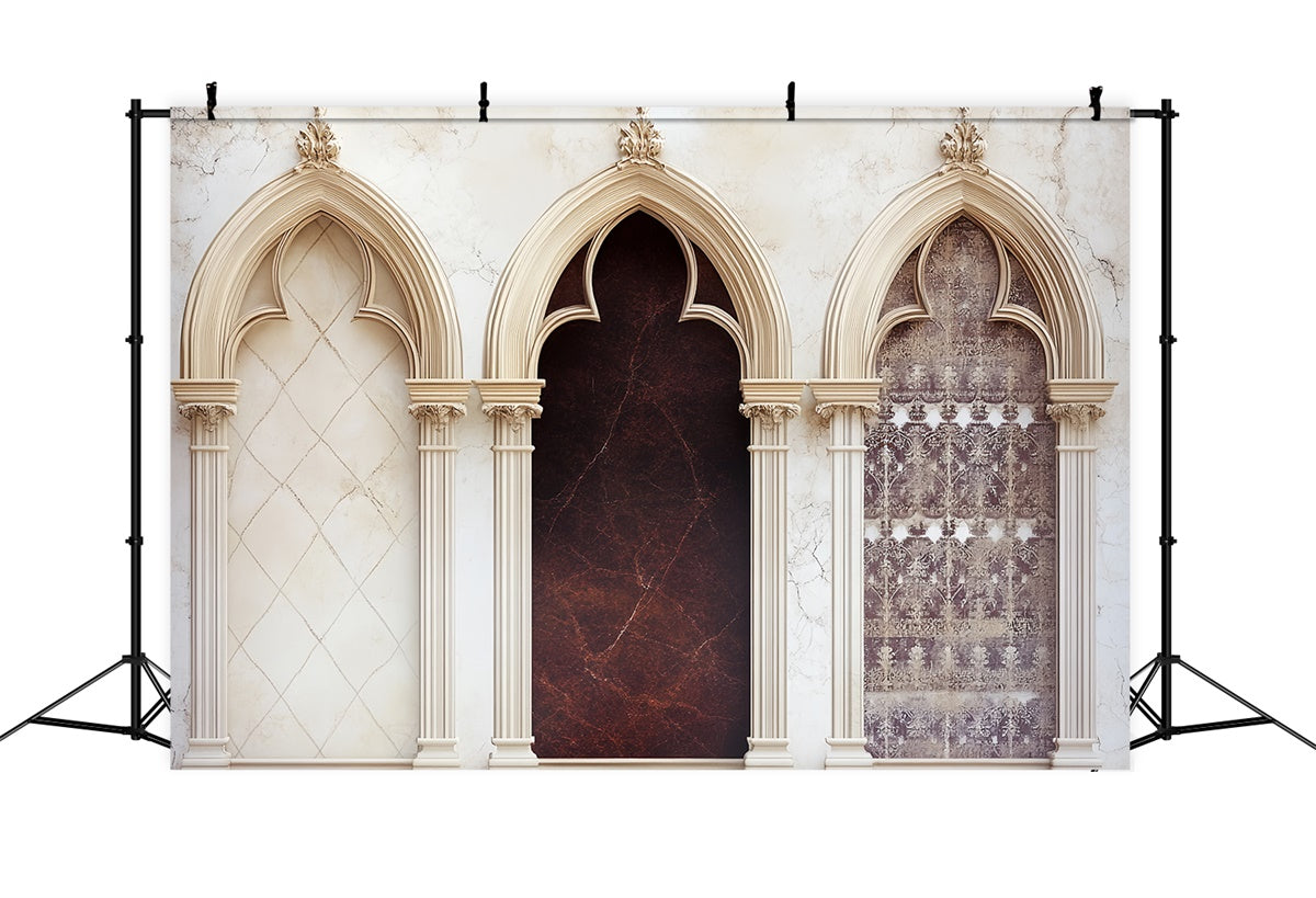 Happy Fathers Day Backdrop Gothic Arch Ornate Backdrop UK CSH5-33