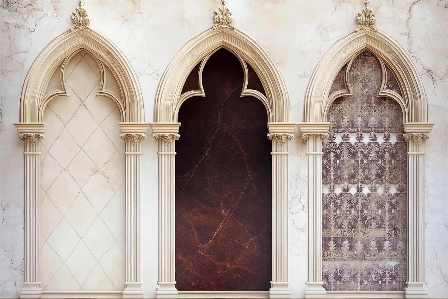 Happy Fathers Day Backdrop Gothic Arch Ornate Backdrop UK CSH5-33