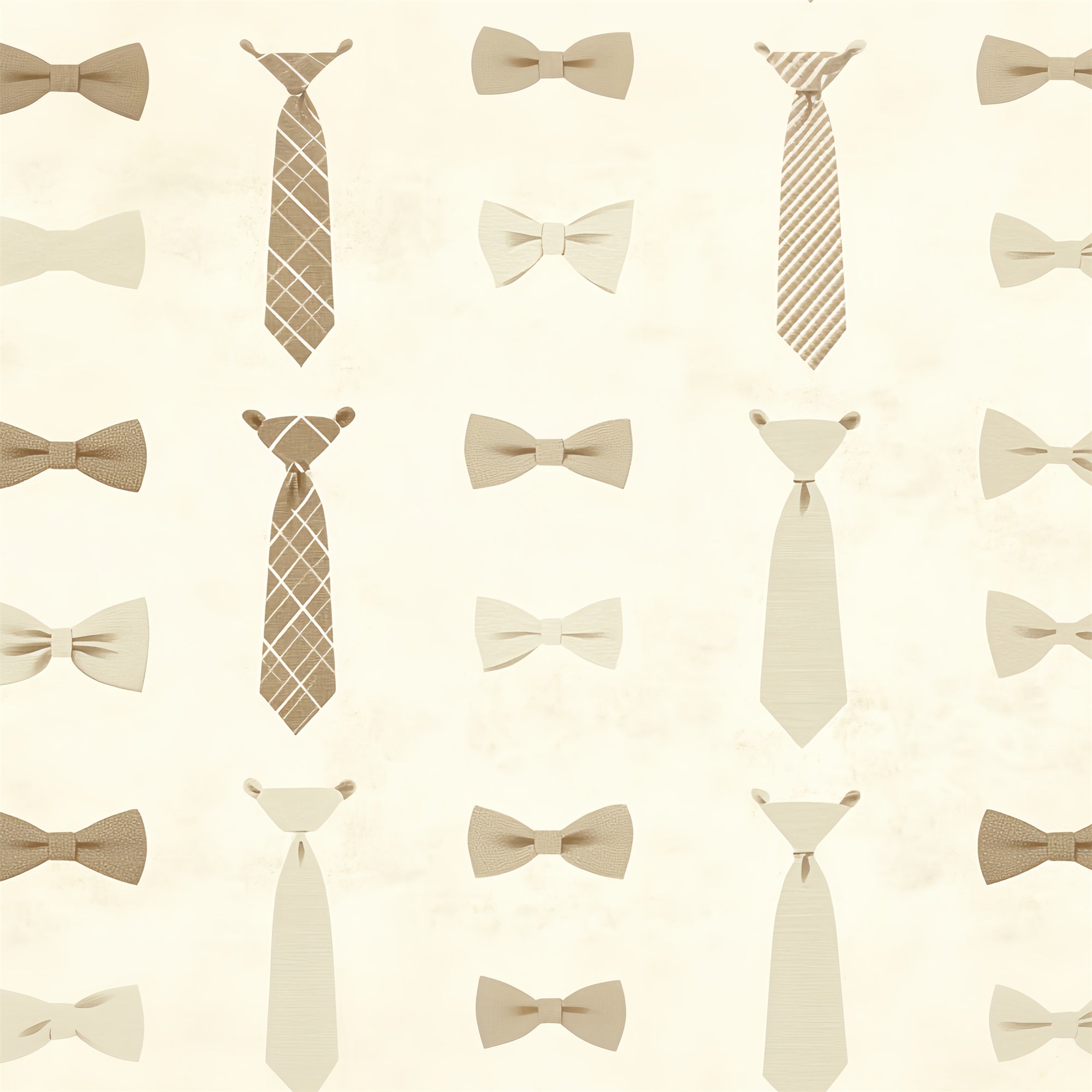 Backdrops For Father's Day Beige Tie Pattern Backdrop UK CSH5-35