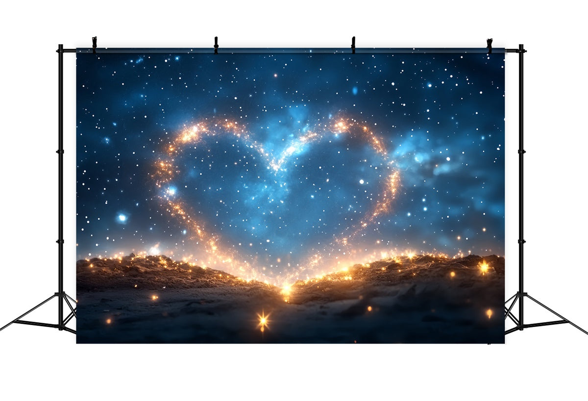 Fathers Day Backdrop Ideas Galactic Heart Starry Backdrop UK CSH5-66