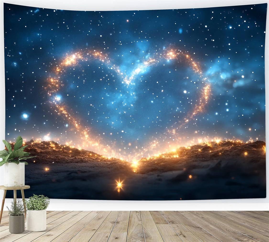 Fathers Day Backdrop Ideas Galactic Heart Starry Backdrop UK CSH5-66