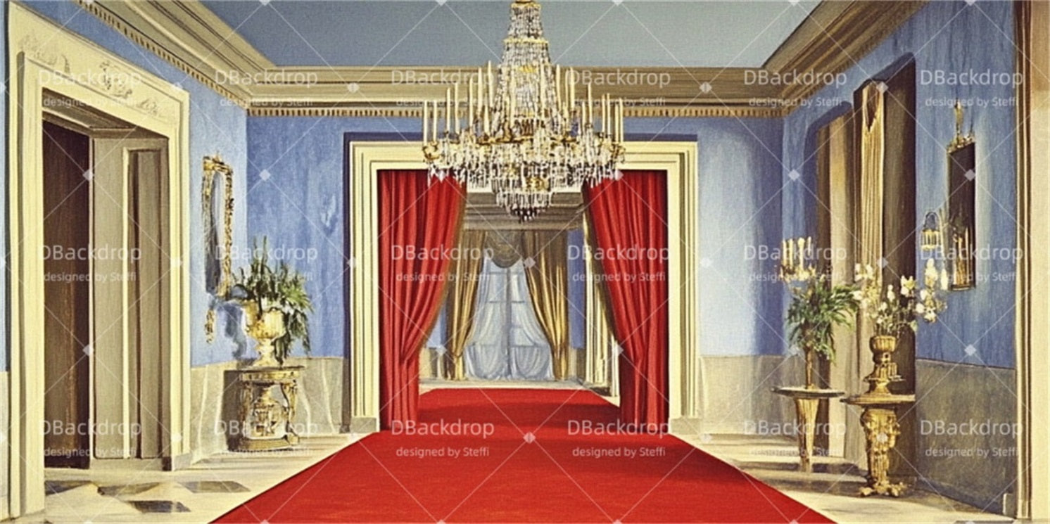 Theater Stage Backdrop Villa Interior Performance Backdrop UK CSH510-T106
