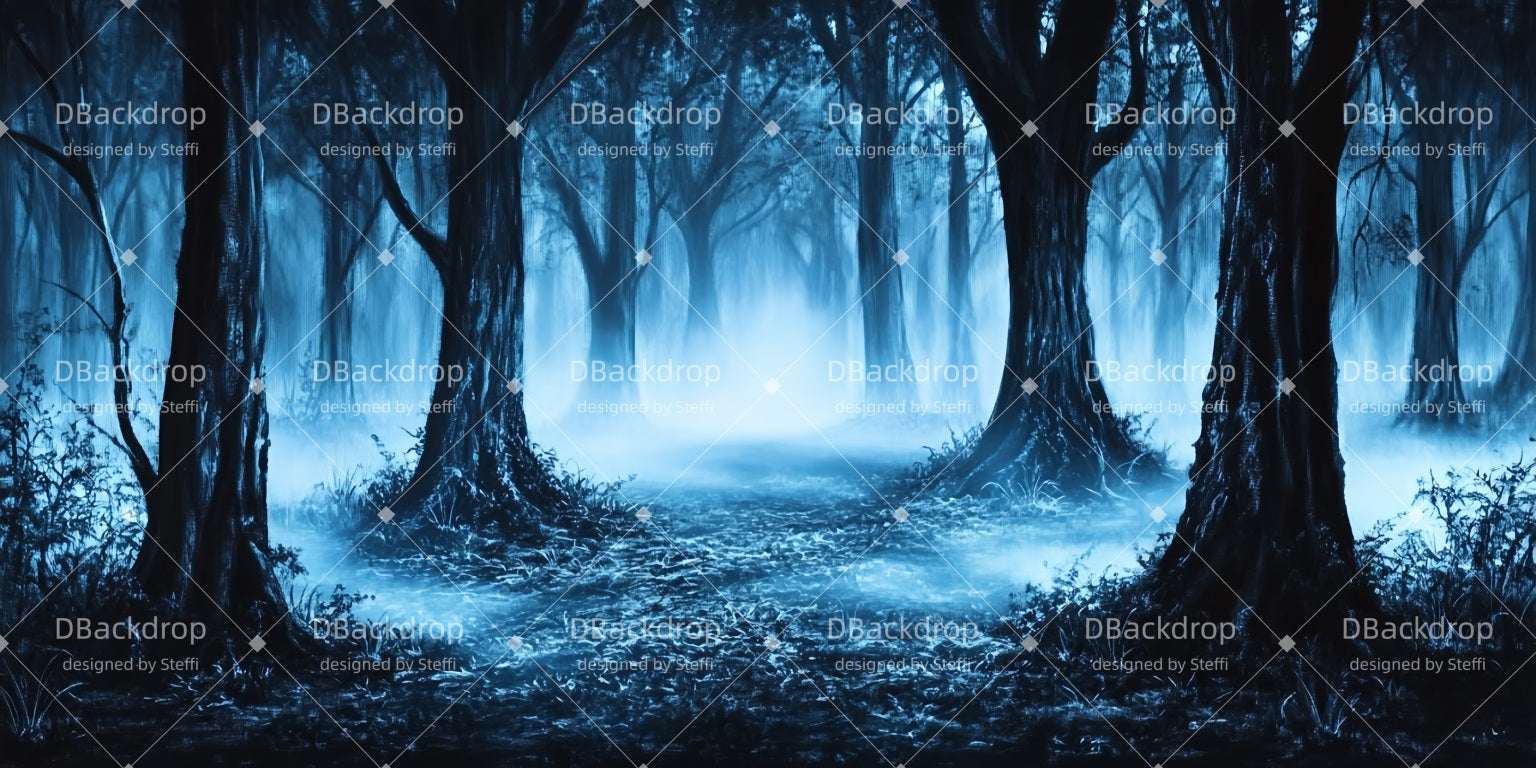 Forest Stage Backdrop Dark Forest Movie Theater Backdrop UK CSH510-T119