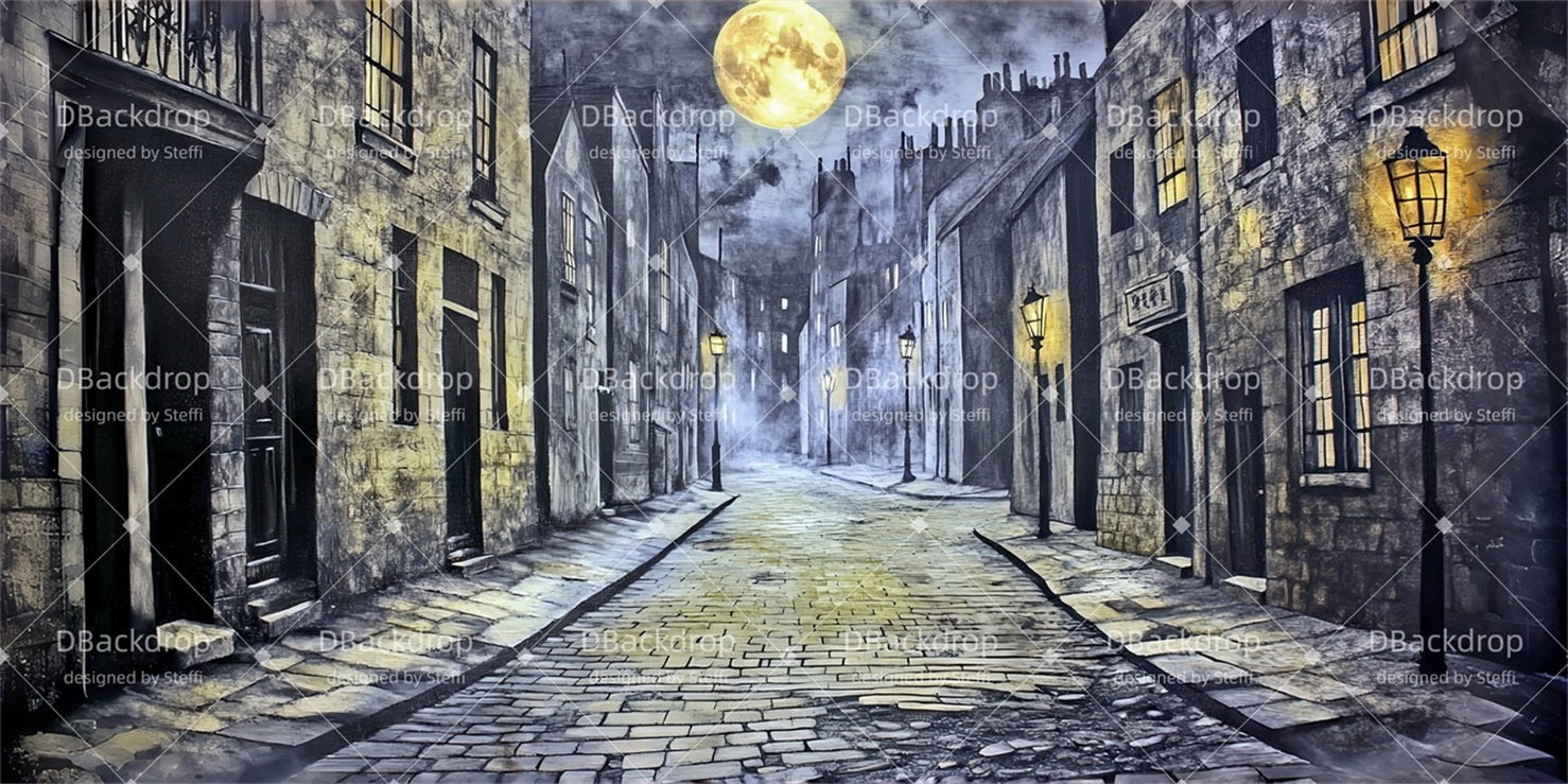 Theater Backdrops Night Street Dance Stage Backdrop UK CSH510-T62