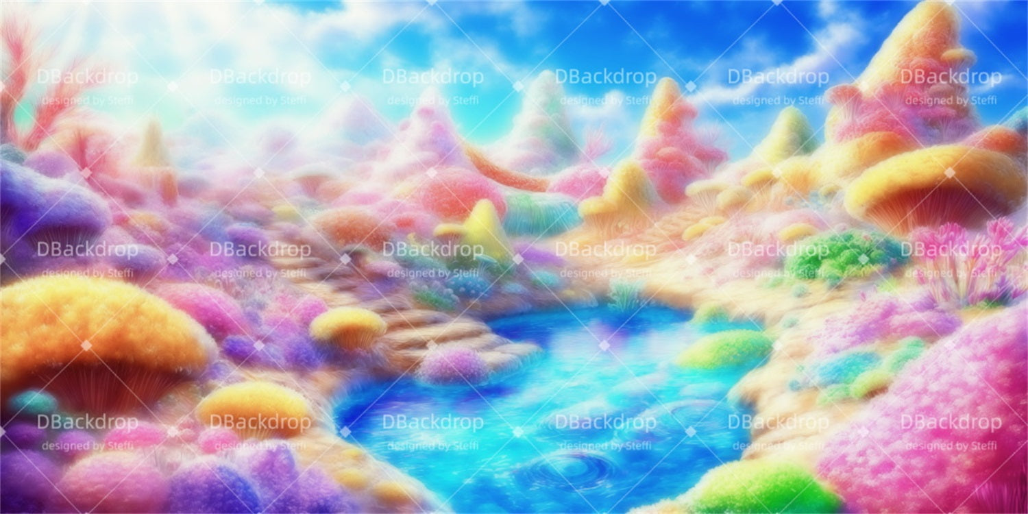 Stage Backdrop Whoville Land Scenery Backdrops For Theater UK CSH511-T18