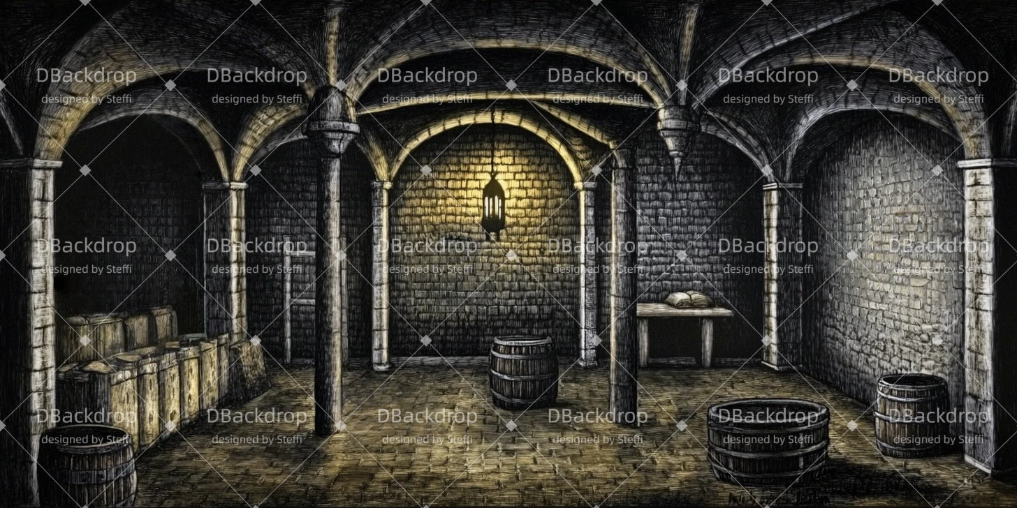 Large Stage Backdrops Stone Tower Movie Theater Backdrop UK CSH511-T27