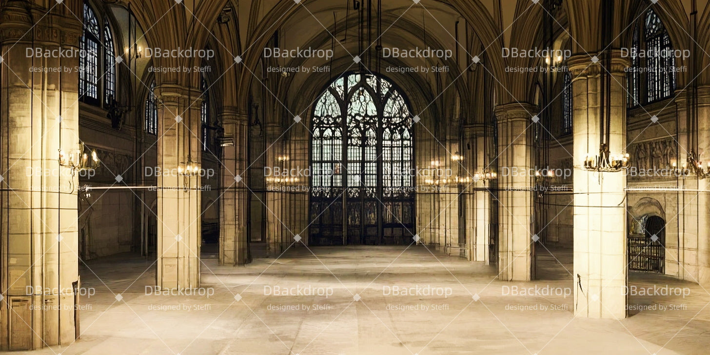 Theater Stage Backdrop Monastery Chapel Church Stage Backdrops UK CSH511-T35