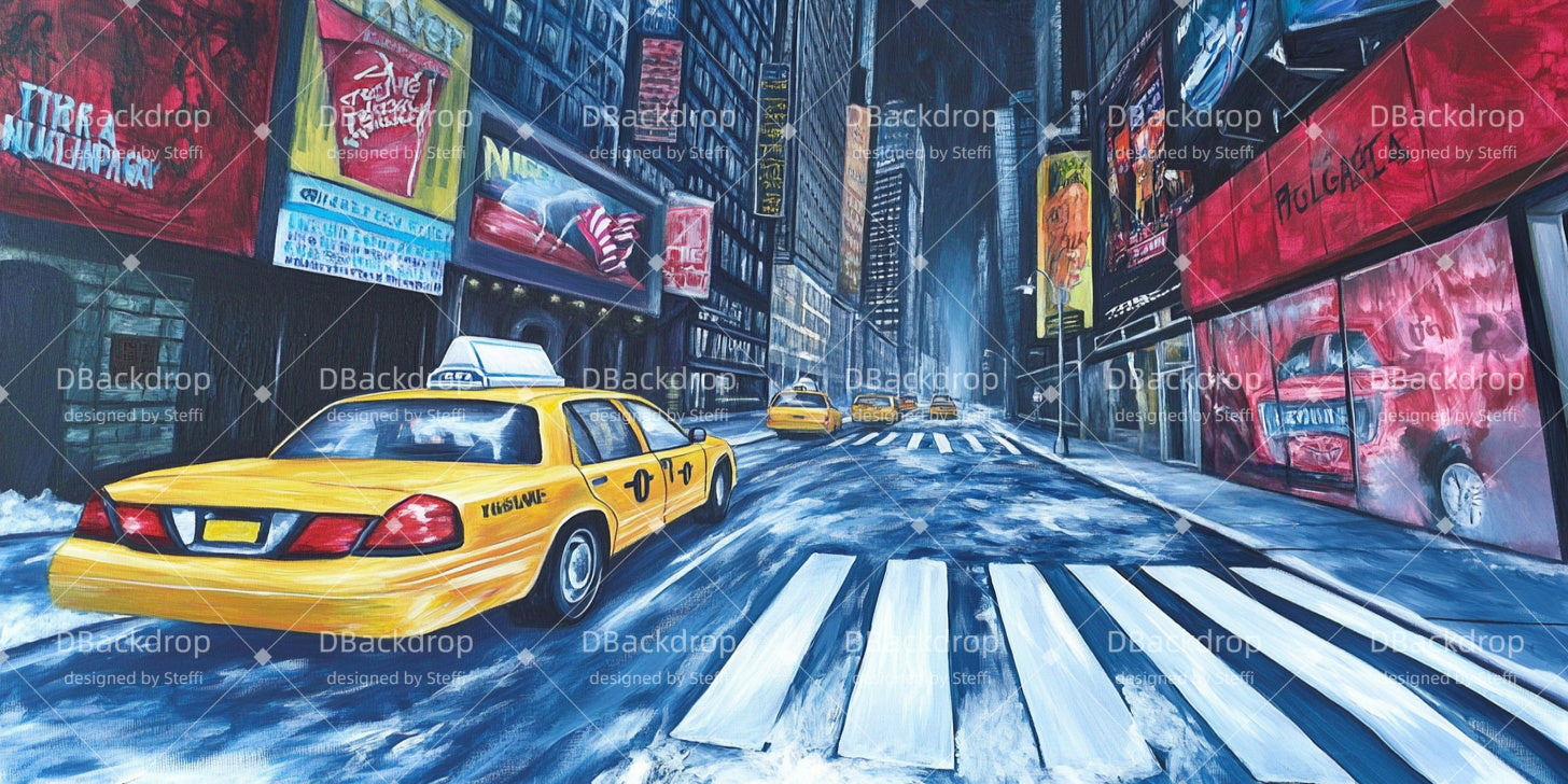 Stage Backdrops Night City Street Theater Backdrops For Sale UK CSH511-T40