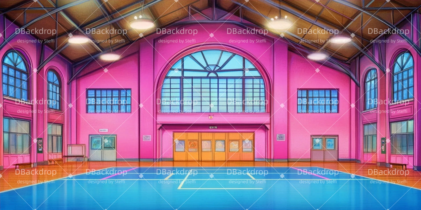 Theater Stage Backdrop School Gymnasium Backdrops For Theater UK CSH511-T62