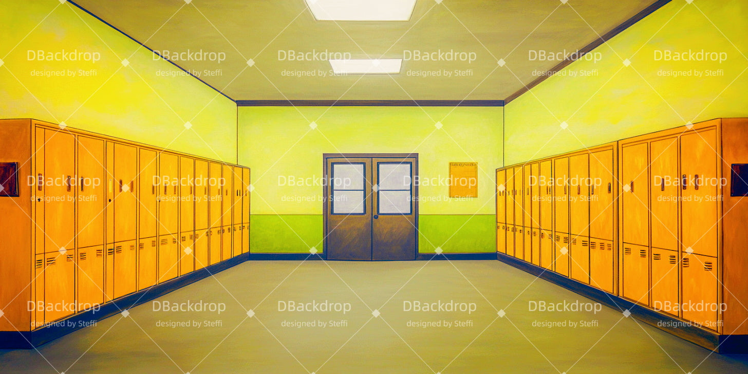 Stage Backdrop School Locker Room Theater Backdrops For Sale UK CSH511-T66