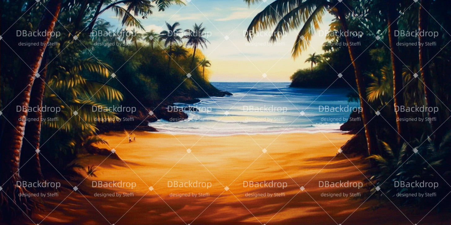 Scenery Backdrops For Theater Sunny Beach Theater Backdrops UK CSH511-T86