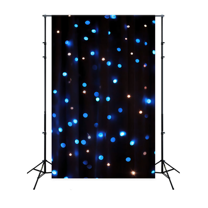 Professional Headshot Backdrop Blue Lights Twinkle Backdrop UK CSH57-16