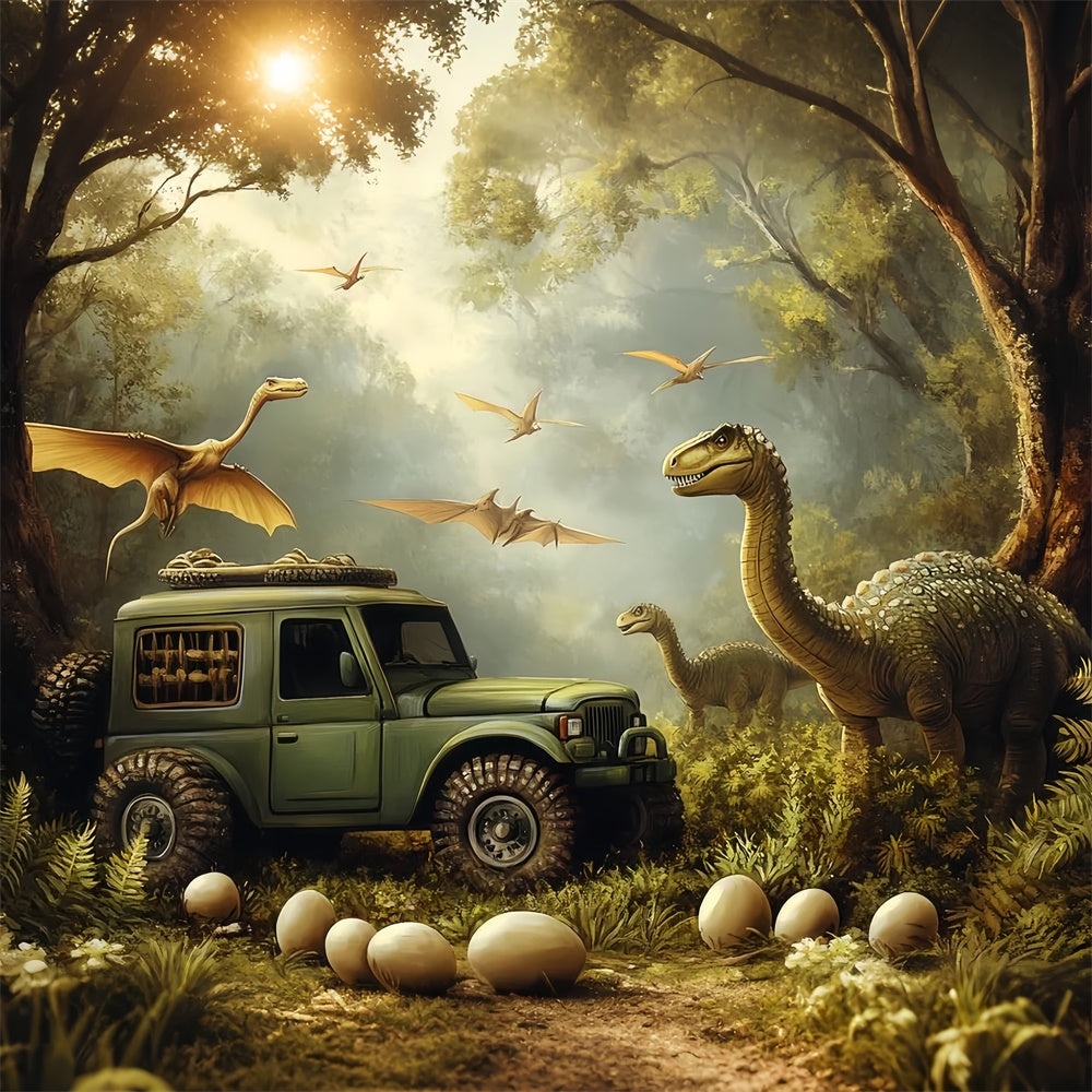Forest Backdrops Ancient Jungle Expedition Backdrop UK CSH57-166