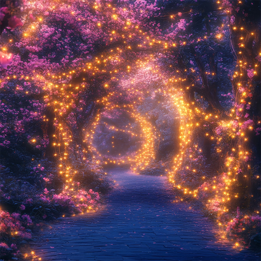 Backdrop Enchanted Forest Twinkle Glow Blossom Backdrop UK CSH57-170