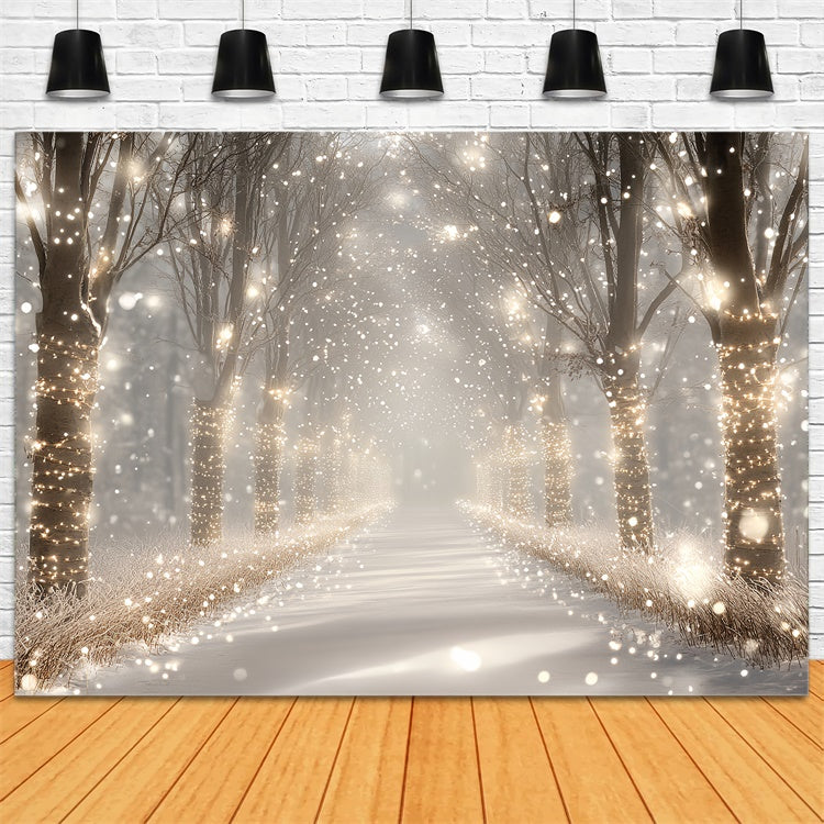 Winter Forest Backdrop Enchanted Winter Grove Backdrop UK CSH57-226