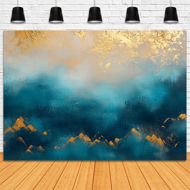 Backdrops Fine Art Golden Horizon Peaks Cloth Backdrops UK CSH57-255