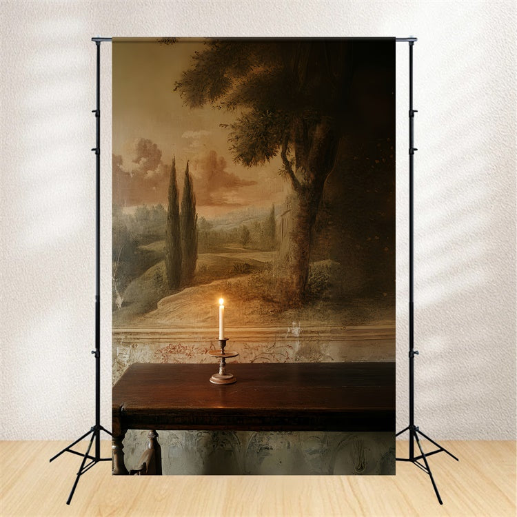 Artistic Backdrops Candlelight Memory Wall Backdrop UK CSH57-273