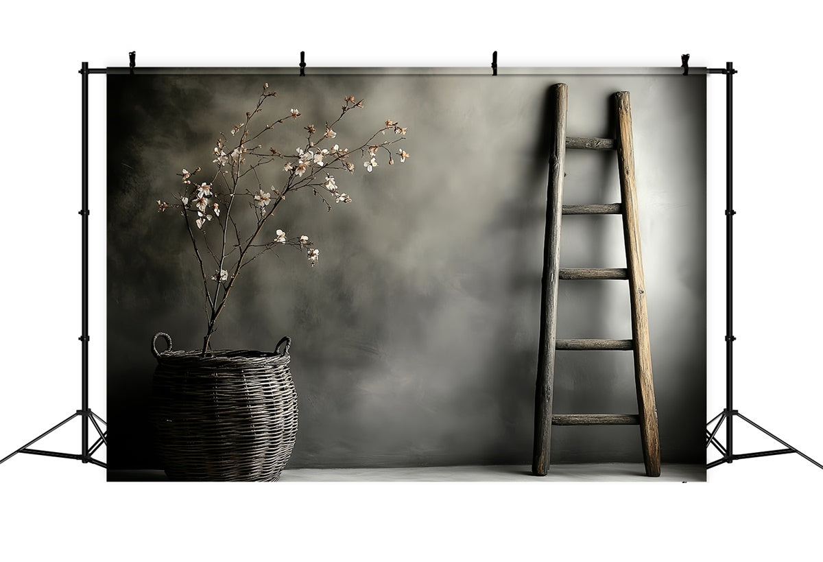 Backdrops Fine Art Rustic Ladder Bloom Video Backdrop UK CSH57-278