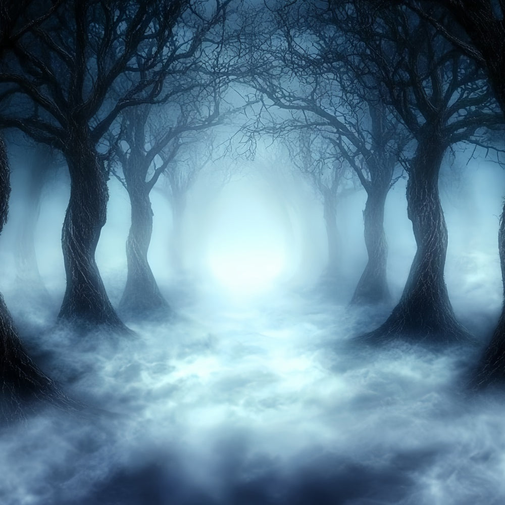 Spooky Forest Backdrop Wraith Walk Halloween Backdrop UK CSH57-67