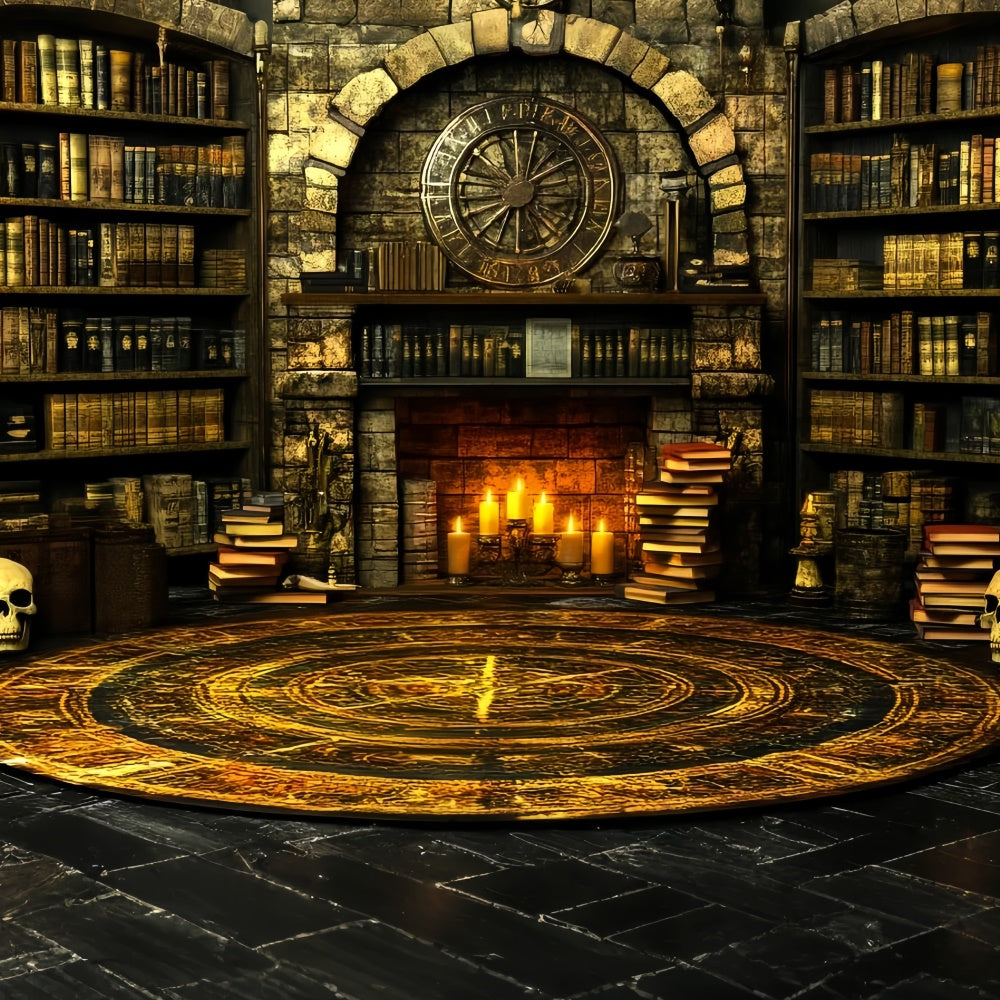 Scary Halloween Backdrops Firelight Magic Chamber Backdrop UK CSH57-72