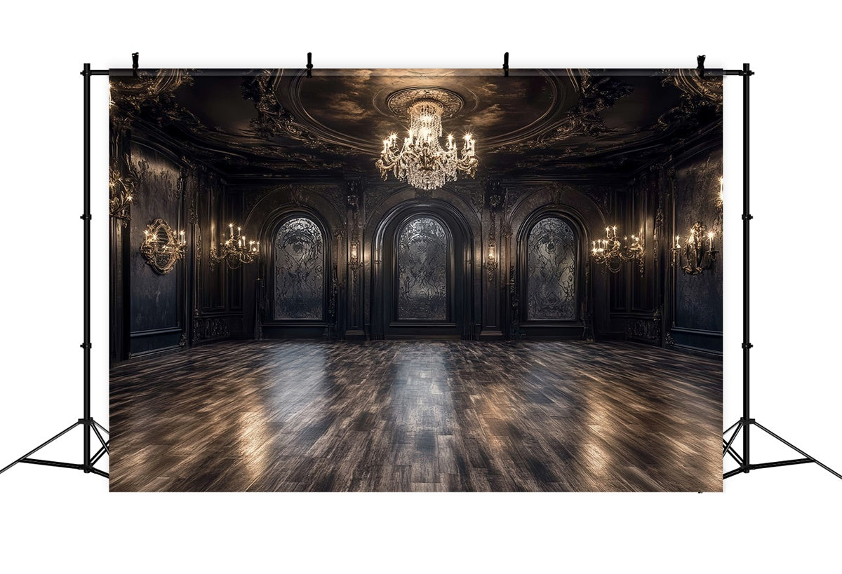 Vintage Backdrops Royal Darkness Banquet Hall Backdrop UK CSH57-90
